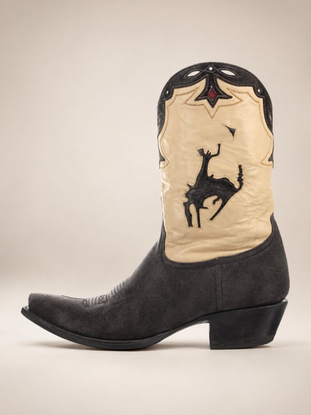 Vintage OLD GRINGO RARE Bucking Bronco Cowgirl Western Leather Boots